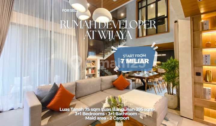 Dijual Rumah Brand New Nivara Resort Townhouse At Wijaya 3 BR Lokasi Jl Wijaya Jakarta Selatan