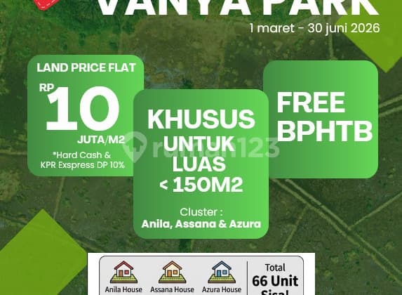 Kavling Cluster Vanya Park Anila Assana Azura Harga Terbaik BSD