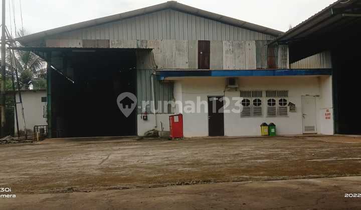 Dijual Gudang Pengolahan Oli Beserta Rumah Mess Bekasi.