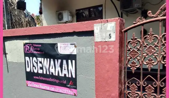 Disewakan Rumah Semi Furnished Sanur, Bali. Durasi 25 Tahun.