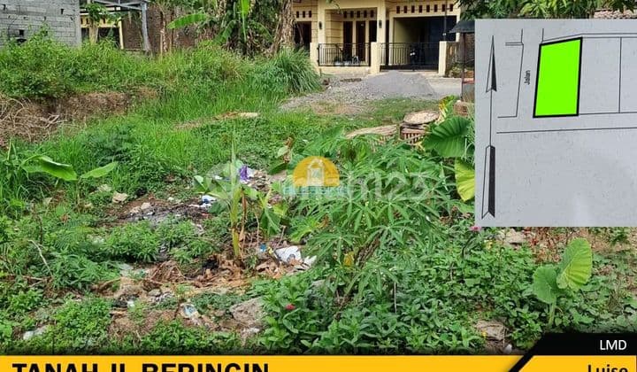 For sale, hook land suitable for residential use on Beringin Street, Salatiga.