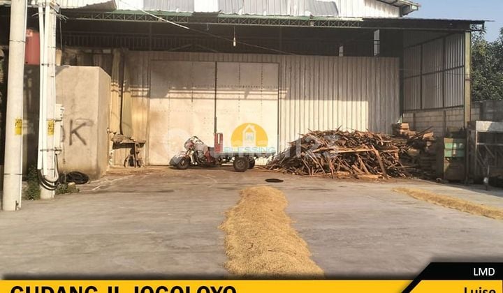 For rent, potential warehouse, flood-free, Jogoloyo, Demak.