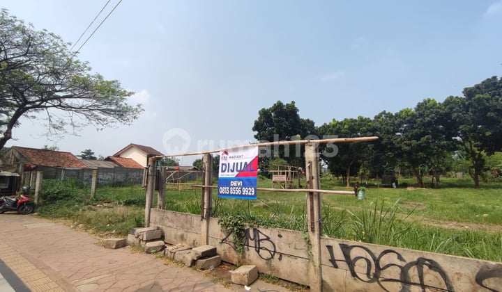 Tanah Komersil Luas 9005m2 Di Pinggir Jalan Raya Ciater Tangsel