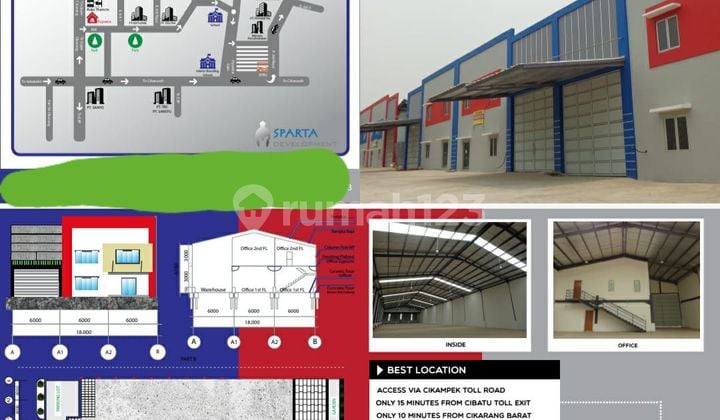Cool Luxurious Good for factory or warehouse rental in the Lippo Cikarang area, ready to use. Cool Luxurious Good for factory or warehouse rental in the Lippo Cikarang area, ready to use.