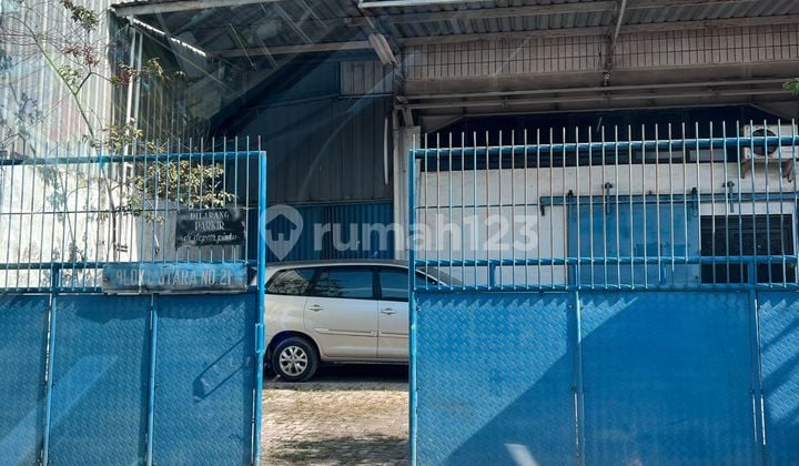 DIJUAL Gudang Kawasan Pergudangan Muara Karang 40 FT Luas 25 x 40