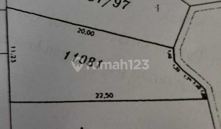 DIJUAL Kavling Taman Grisenda Luas 171 m2 HGB