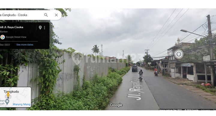 Dijual Kavling Cisoka Balaraja Barat Luas 23 Hektar
