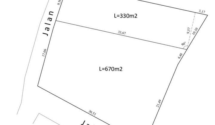 Dijual Tanah 6.7 Are Shm Di Beraban- Tanah Lot