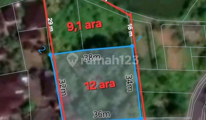 Disewakan Tanah 12 Are SHM di Munggu.....
