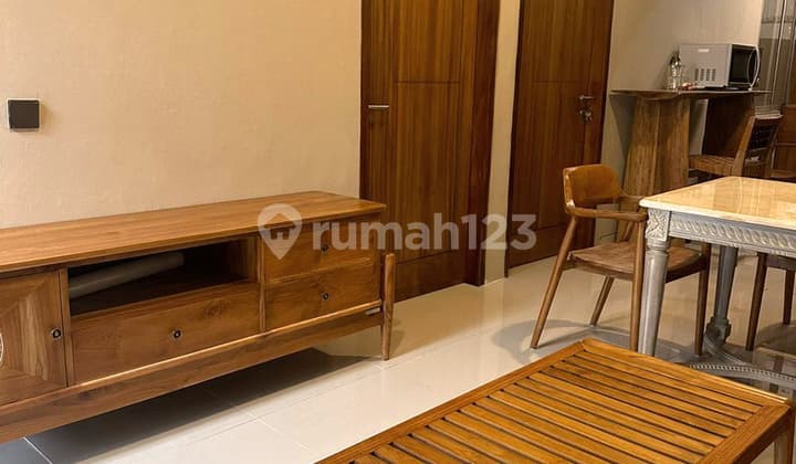 BUY 1 GET 1! BEAUTIFUL 1.5-STORY FURNISHED HOUSE, NUSA LOKA BSD NUSALOKA, FULL SOLID TEAK WOOD, BONUS BACK LAND.