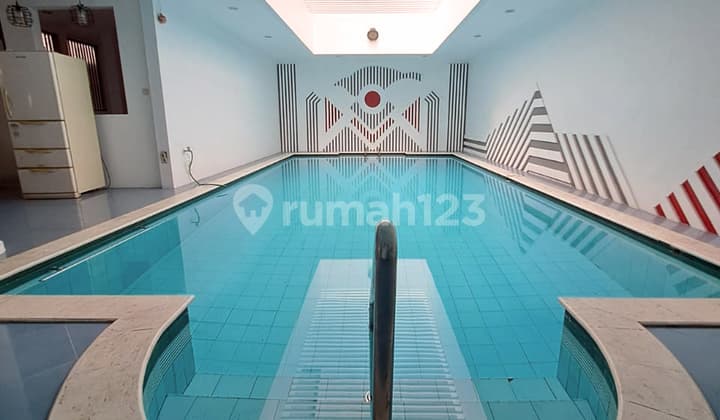 Rumah Mewah 2 Lantai, Pondok Indah, Jakarta Selatan, Private Pool Bonus Mini Garden