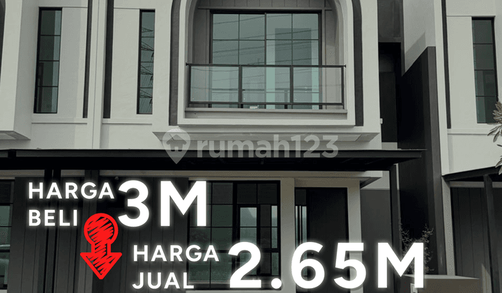 Termurah!!! Under Market!!! Harga di Bawah PPJB! Jarang Ada! Unit Brand New! 2 Lantai, Hiera BSD Welton, Lebar 7, View Taman