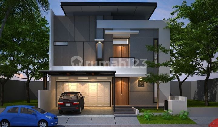 Rumah Mewah 2lantai Full Furnished Di Perumahan Eksklusif