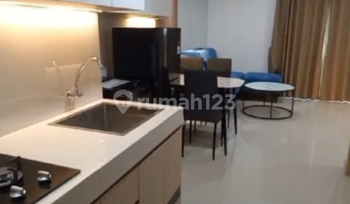 Dijual Apartment Embarcadero Bintaro Suite 2 Kamar Luas 68 Sqm Full Furnished Rapih