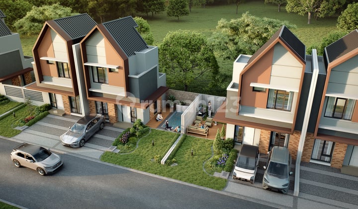 Rumah Ready Unit Lebar 9 Meter Dp 0% Free Biaya Biaya di Dalam Kawasan Hijau 210 Hektar Dekat Tol & Stasiun KRL Serpong Bsd