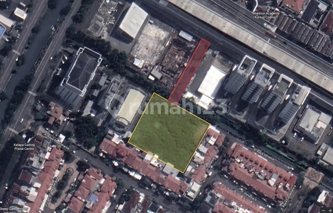 TANAH KOMERSIL DI KELAPA GADING DEKAT BUKIT GADING MEDITERANIA