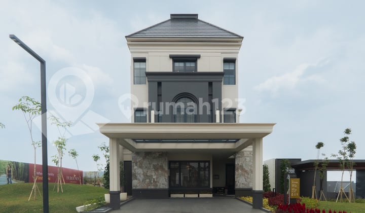 Dijual Rumah View Gunung 2 Lantai Baru Type 10 Cluster Burgundy di Rancamaya Bogor Dekat Akses Tol