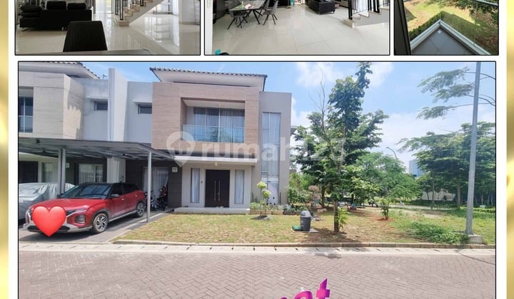 Rumah Hoek Golf Island. Bagus. Murah. Full Furnished