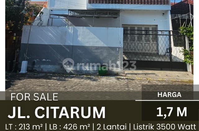 Rumah Di Citarum Tengah Kota Bebas Banjir