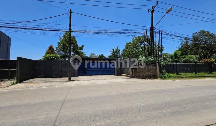 Rumah Hitung Tanah Dijual Lokasi Pinggir Jalan Raya Kadusirung Cisauk Lokasi Strategis