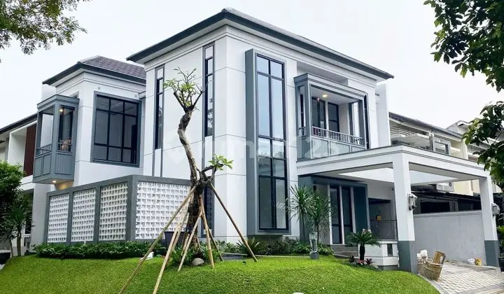 Rumah Baru Hoek Delatinos Costarica BSD City Semi Furnished