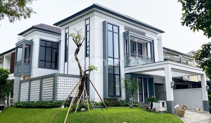 Rumah Baru Hoek Delatinos Costarica BSD City Semi Furnished