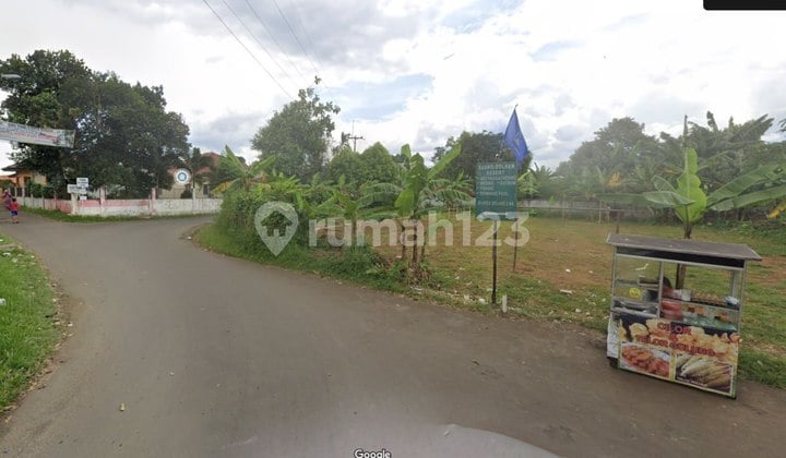 Jual Tanah, Posisi Hook Nempel Jalan Aspal Di Cimahpar Kota Bogor