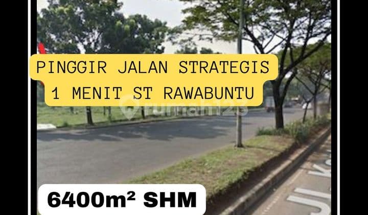 Jual Tanah di BSD Serpong SHM Pinggir Jl 1 menit ST Rawabuntu