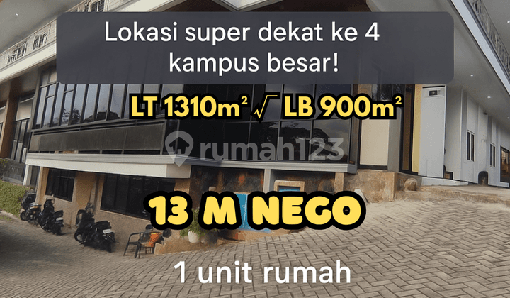 Jual Rumah Kost Murah+ Kolam Renang Full Sewa Dekat Kampus
