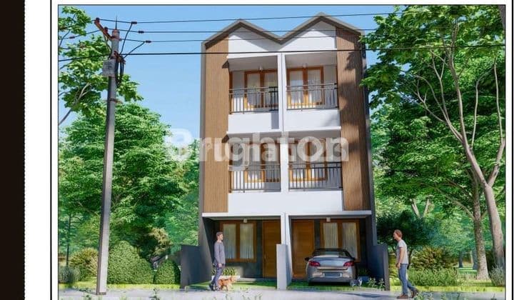 Rumah Taman Ratu Dekat Pusat Kuliner Green Ville Raya Jakarta Barat-3 Lantai & Rumah Baru