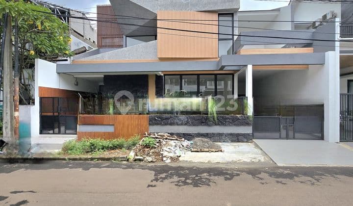 Attractive Price New House with Private Pool in One Gate System Mertilang Maleo Puri Bintaro Jaya Sector 9