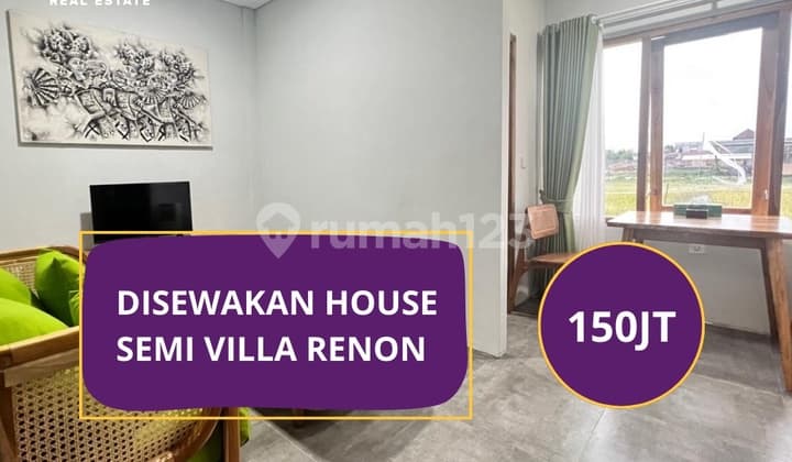 For Rent: Semi Villa Renon Bali - Strategic Location