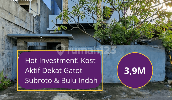 Dijual Kost Aktif Denpasar Utara Cocok untuk Investasi