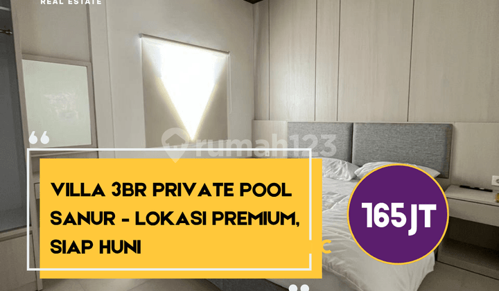 "Beautiful 3Br Villa Sanur - Fully Furnished & Ready to Move In"