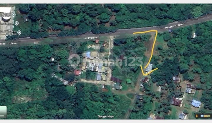 Land for Sale Near State School in Waiheru Hamlet, Maluku