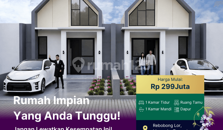 Termurah! Siap Bangun Rumah 2 KT Dekat Exit Tol Tambakrejo