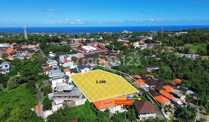 Tanah Unblock View Laut Lepas Cocok Untuk Villa di Uluwatu