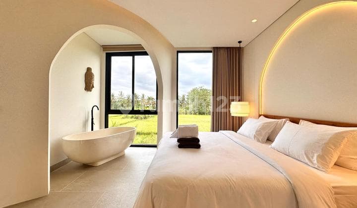 3-Bedroom Villa with Rooftop and Rice Field View Strategically Located in Ubud, Bali