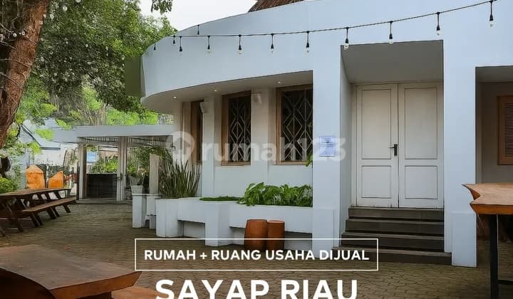Dijual Rumah Dan Ruang Usaha Sangat Strategis Di Sayap Riau