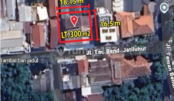 Jual Tanah Super Strategis 300M2 di Bendungan Hilir