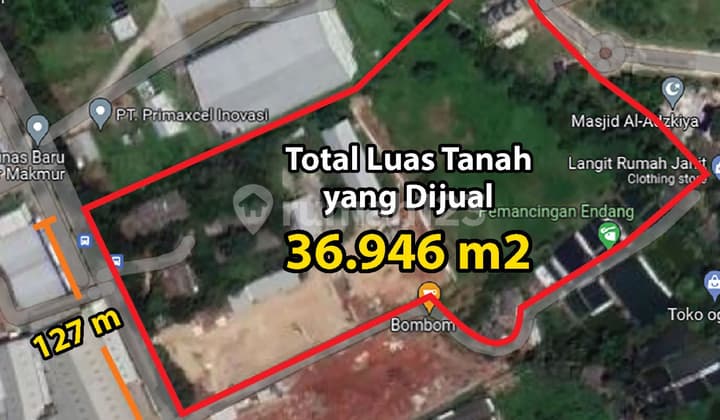 Turun Harga! Tanah Strategis Di Kawasan Gunung Sindur Bogor