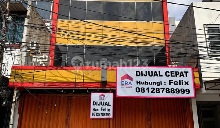 Ruko 5 Lantai di Daerah Strategis Mangga Besar. Cocok Untuk Kos