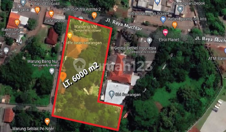 Murah!Tanah Strategis Dekat Bssn Dan Gbi Sawangan