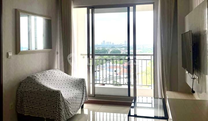 For Sale 2br Apt Mtown Signature Serpong Furnished
