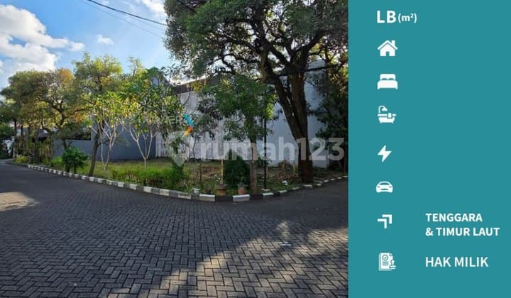 Tanah Kavling di Perumahan Jalan Pahlawan Trip, Selangkah Dari Jalan Ijen Boulevard, Klojen Malang