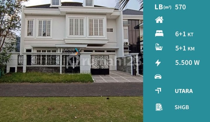 Rumah American Style Baru Gress Di�Boulevard Araya Golf Malang