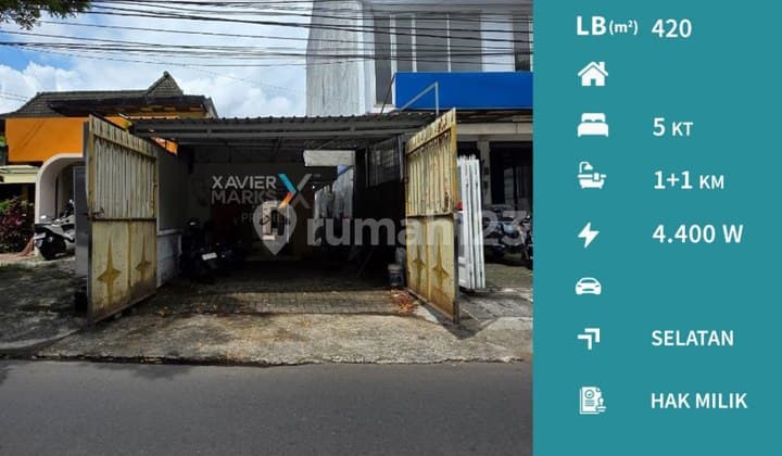 Rumah Usaha, Rumah di Poros Jalan Ciliwung, Blimbing Malang