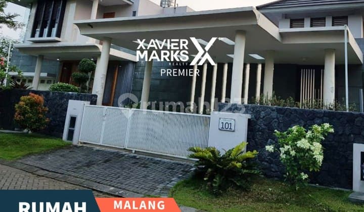 Rumah Minimalis Modern The Araya + Kolam Renang (2Kavling Jadi Satu) di Kawasan Elite Araya Blimbing Malang