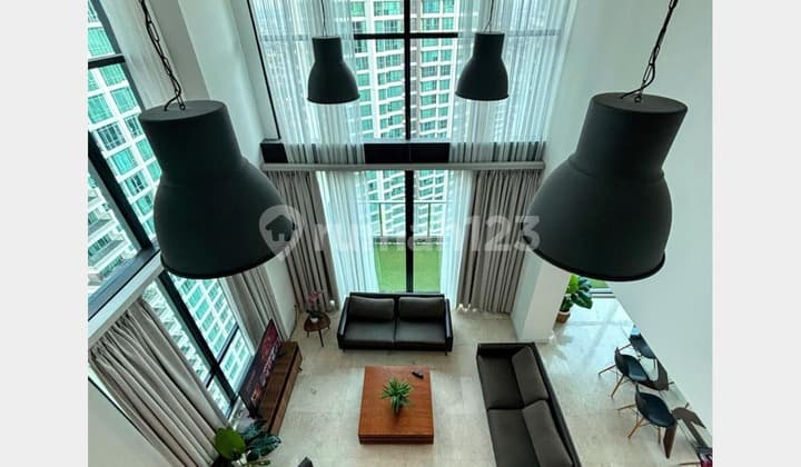 Apartment Kemang Village 3Br Duplex Ritz Tower For Rent