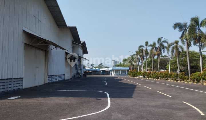 Tanah Bonus Bangunan Pabrik Terawat Di Raya Proklamasi Karawang